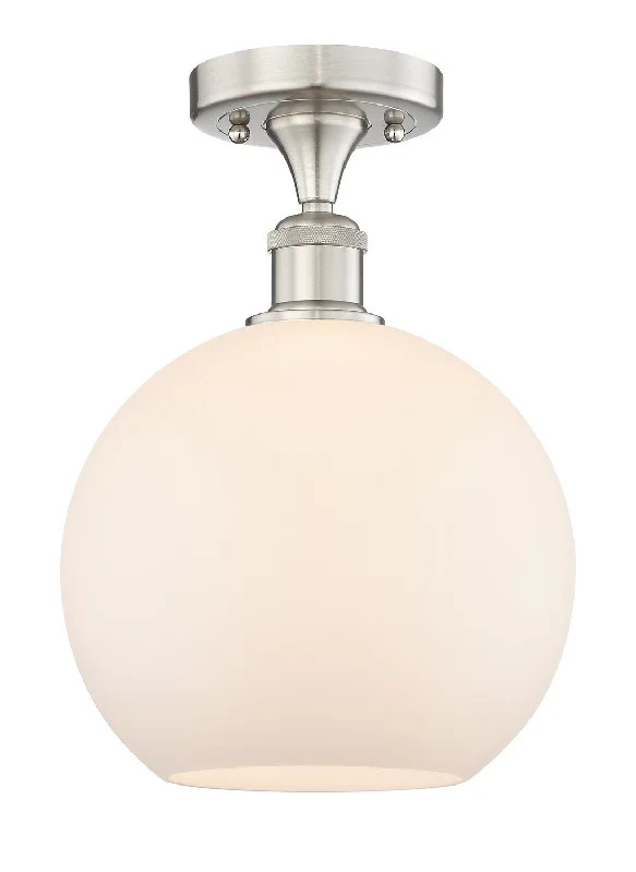 Dust - Resistant Industrial Lighting for Dirty WorkspacesEdison One Light Semi-Flush Mount Dust - Resistant Industrial Lighting for Dirty WorkspacesEdison One Light Semi-Flush Mount