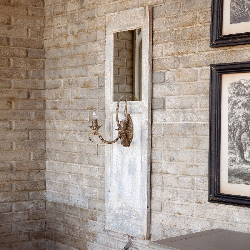 Track lighting for small apartmentsPark Hill ELH90548 Mirrored Distressed Shutter Wall Sconce