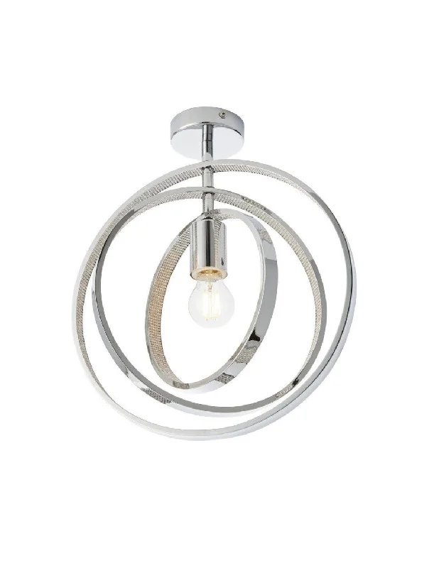 Track lighting for adding a touch of eleganceSpirit 1Lt/3Lt Semi Flush Bathroom Ceiling Light IP44