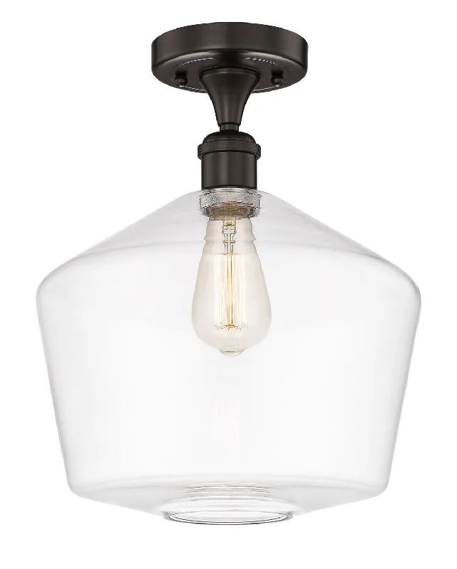 High - Bay LED Industrial Lighting for WarehousesEdison One Light Semi-Flush Mount High - Bay LED Industrial Lighting for WarehousesEdison One Light Semi-Flush Mount