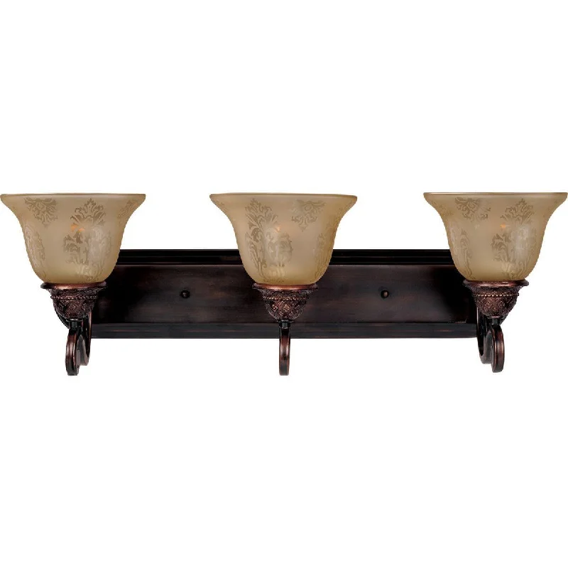 Corrosion - Resistant Industrial Lighting for Coastal FactoriesSymphony 26 in. 3 Lights Vanity Light Oil-Rubbed Bronze Finish