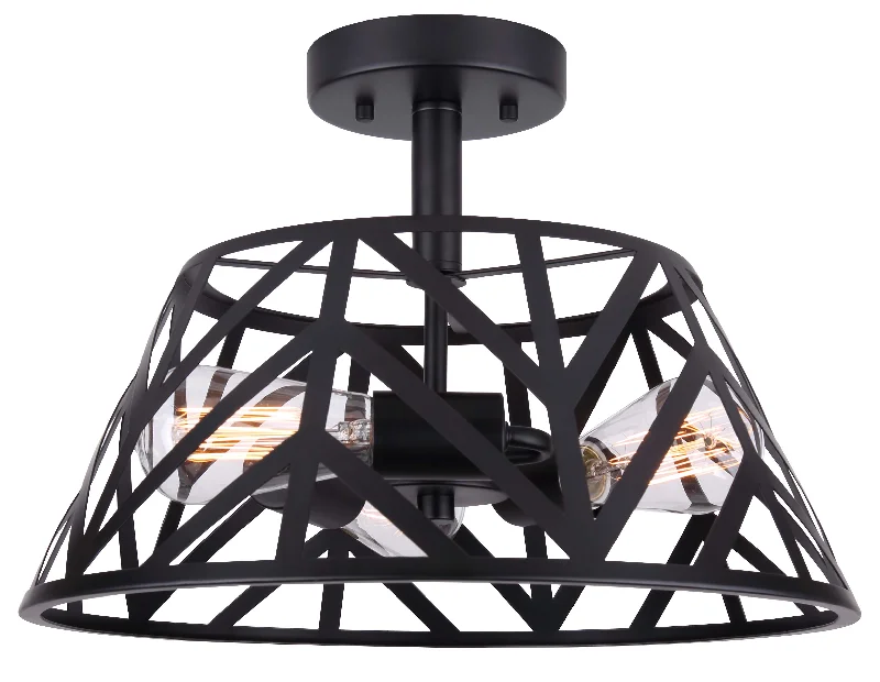 Smart track lighting with voice controlCanarm ISF635B03BK Maud Mid-Century Modern Flush Mount in Black Smart track lighting with voice controlCanarm ISF635B03BK Maud Mid-Century Modern Flush Mount in Black
