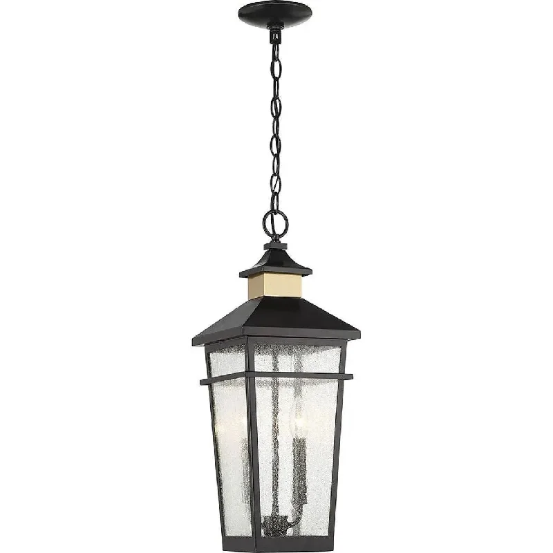 Wireless track lighting for easy installationKingsley Outdoor Hanging Lantern