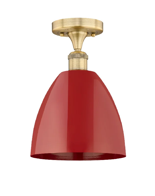 Industrial Pendant Lighting for Machine ShopsEdison One Light Semi-Flush Mount