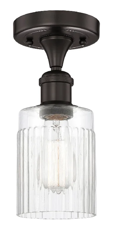 Industrial Lighting for Electronics ManufacturingEdison One Light Semi-Flush Mount