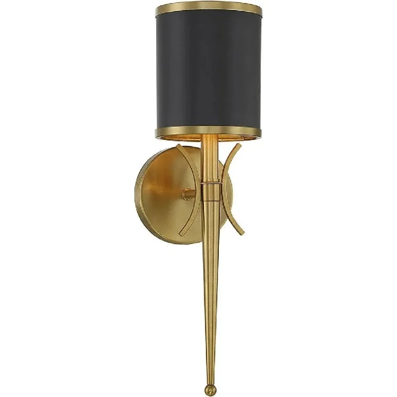 Track lighting with colored glass accentsQuincy Wall Sconce