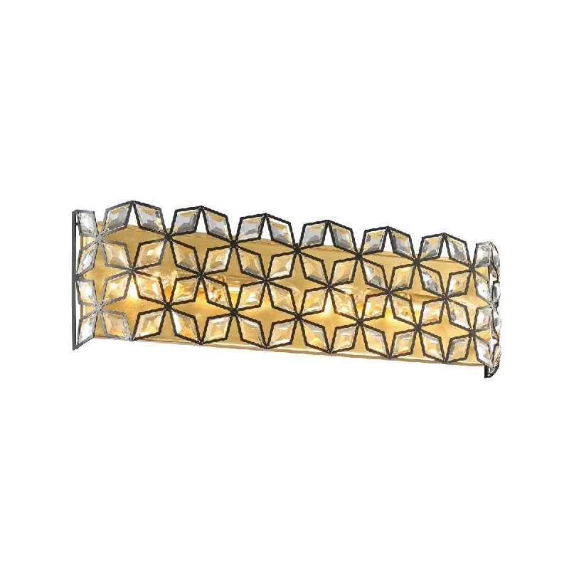 Industrial Lighting for Textile MillsBrookcrest 27 in. 4 lights Bath Bar Gold finish
