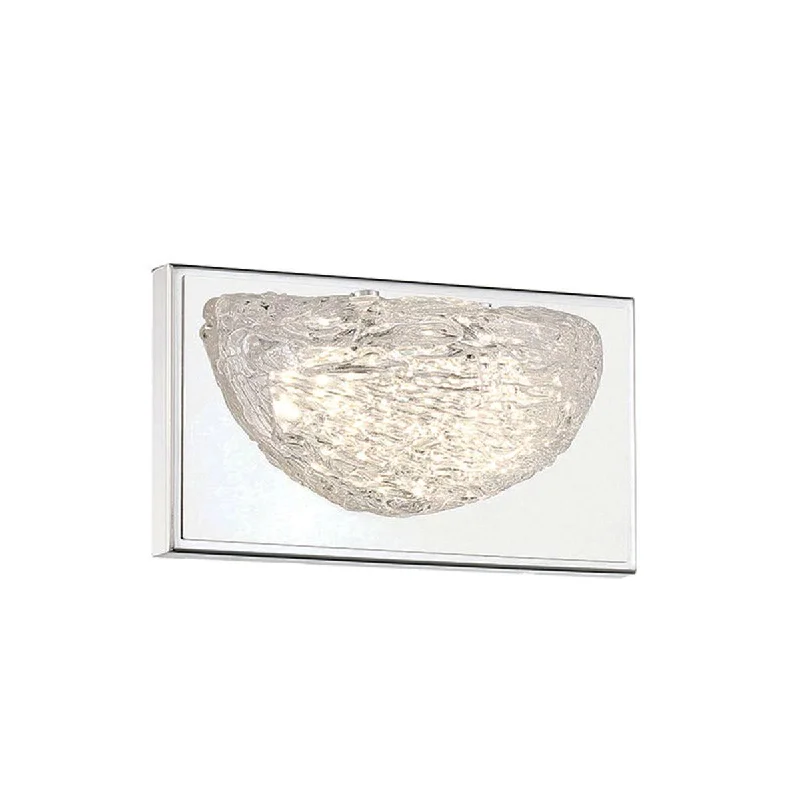 High - Bay LED Industrial Lighting for WarehousesModern Ice 8 in. LED Bath Sconce Chrome finish