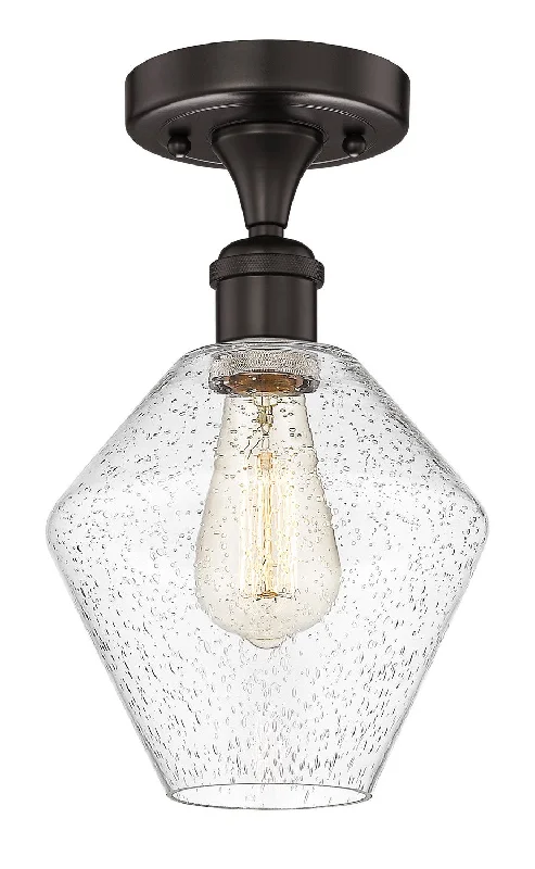 Adjustable Industrial Lighting for Flexible IlluminationEdison One Light Semi-Flush Mount Adjustable Industrial Lighting for Flexible IlluminationEdison One Light Semi-Flush Mount