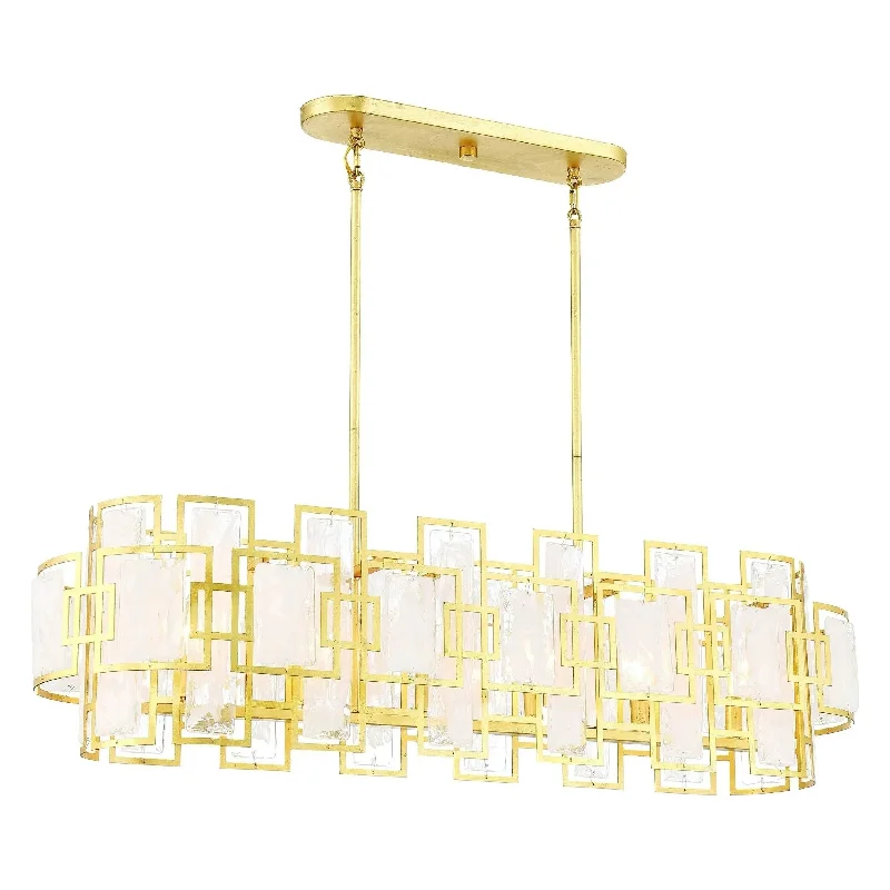 Track lighting for illuminating dining tablesPortia Linear Chandelier