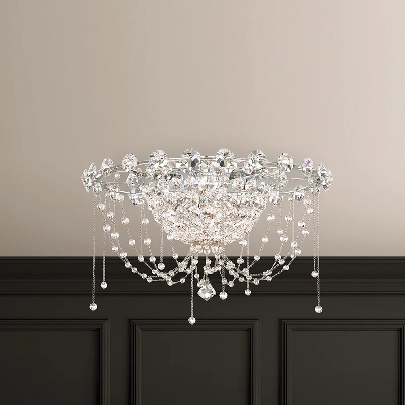 Track lighting with motion - sensor capabilitiesChrysalita 4-Light Flush Mount