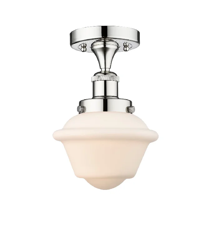 Industrial Emergency Lighting for Safety in FactoriesEdison One Light Semi-Flush Mount Industrial Emergency Lighting for Safety in FactoriesEdison One Light Semi-Flush Mount