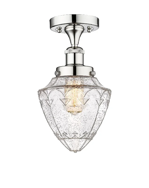 Waterproof Industrial Lighting for Wet AreasEdison LED Semi-Flush Mount