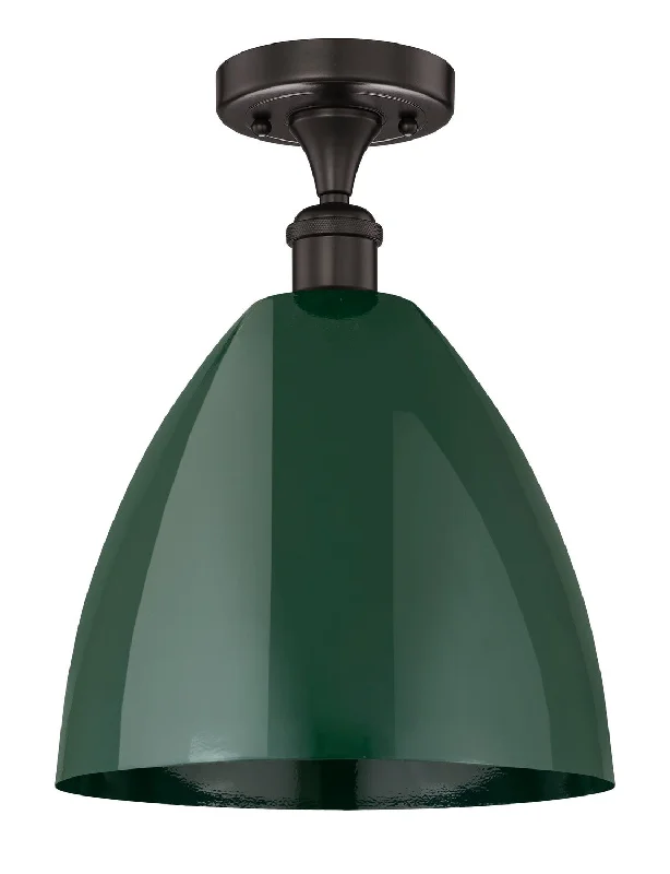 Industrial Lighting for Printing Press FacilitiesEdison One Light Semi-Flush Mount Industrial Lighting for Printing Press FacilitiesEdison One Light Semi-Flush Mount