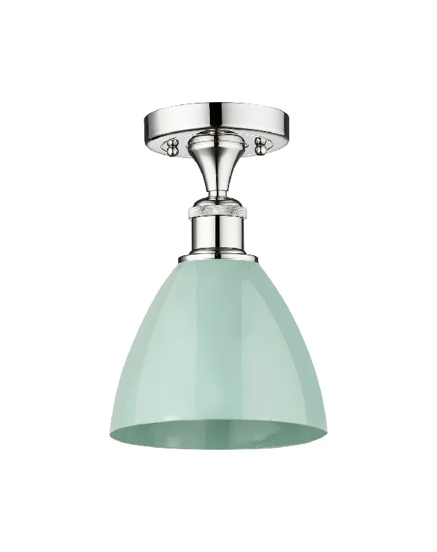 Low - Bay Industrial Lighting Fixtures for Small FactoriesDowntown Urban One Light Semi-Flush Mount Low - Bay Industrial Lighting Fixtures for Small FactoriesDowntown Urban One Light Semi-Flush Mount