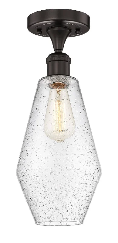 Low - Bay Industrial Lighting Fixtures for Small FactoriesEdison One Light Semi-Flush Mount Low - Bay Industrial Lighting Fixtures for Small FactoriesEdison One Light Semi-Flush Mount