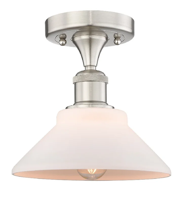 Industrial Lighting for Textile MillsEdison One Light Flush Mount