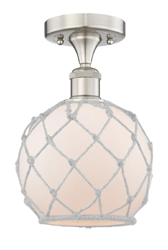 Dimmable Industrial Lighting for Ambiance ControlEdison One Light Semi-Flush Mount Dimmable Industrial Lighting for Ambiance ControlEdison One Light Semi-Flush Mount