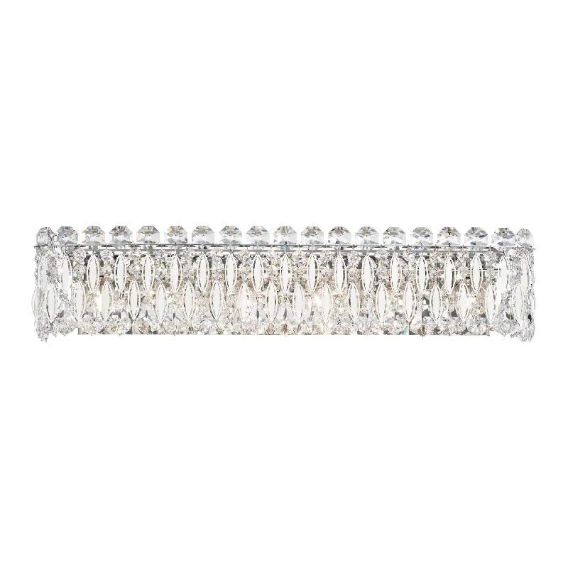 White track lighting for a clean lookSarella 6-Light Bath Light