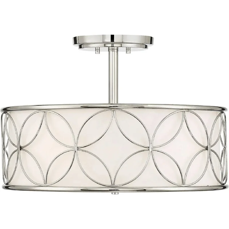 Wireless track lighting for easy installationReid Semi-Flush Mount