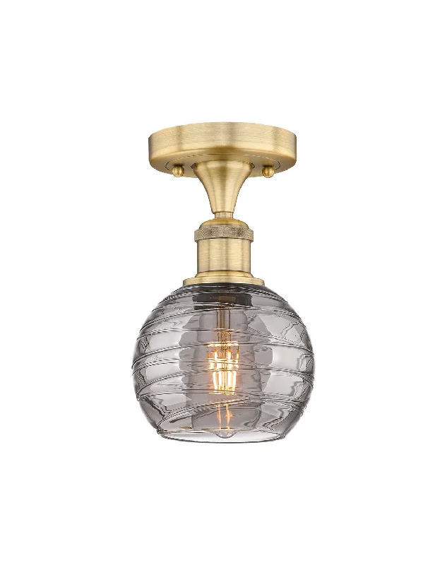 High - Bay LED Industrial Lighting for WarehousesEdison One Light Semi-Flush Mount