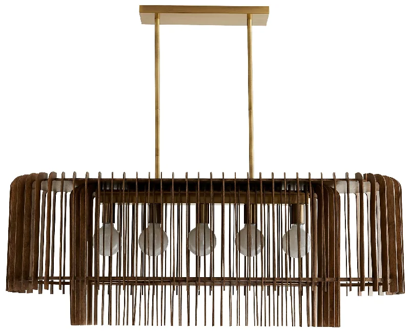 Track lighting with integrated LED driversValencia Linear Chandelier
