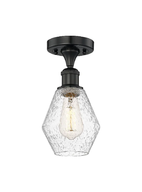 Industrial Pendant Lighting for Machine ShopsEdison One Light Semi-Flush Mount
