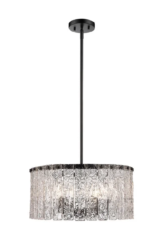 Track lighting with adjustable armsZ-Lite 1943P18-MB Glacier 19 Inch Pendant Light in Matte Black