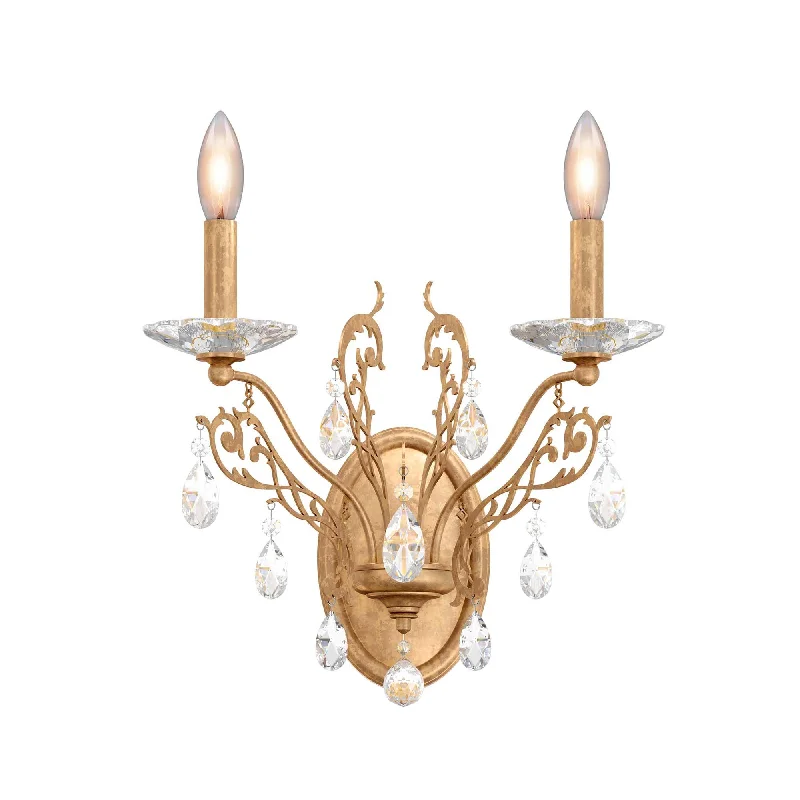Contemporary track lighting in black finishFiligrae 2-Light Wall Sconce