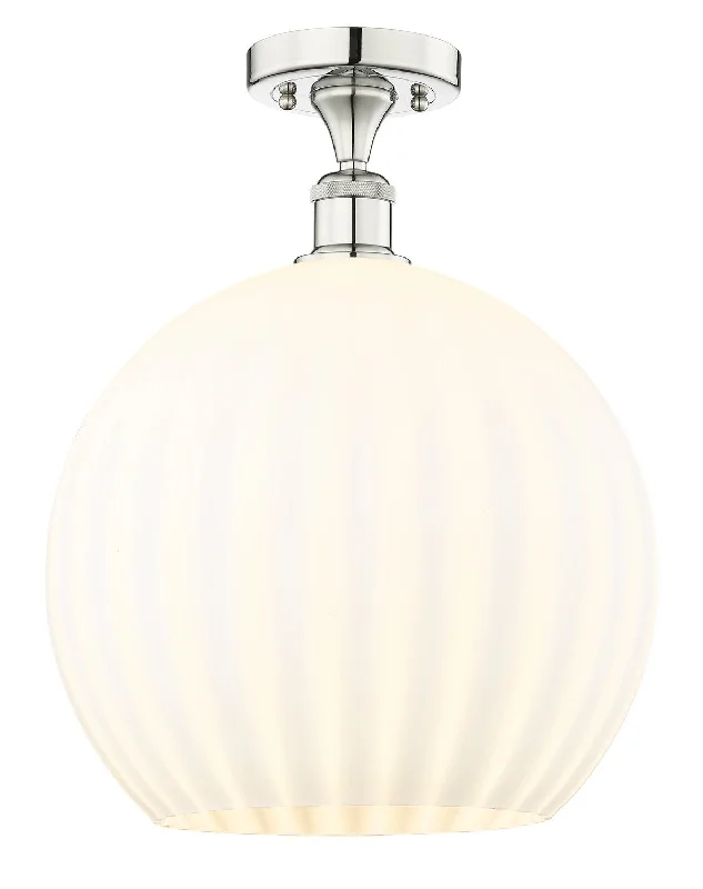 Industrial Lighting for Furniture FactoriesEdison LED Semi-Flush Mount