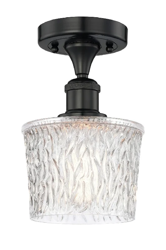 Industrial Wall - Mounted Lighting for Workshop WallsEdison One Light Semi-Flush Mount Industrial Wall - Mounted Lighting for Workshop WallsEdison One Light Semi-Flush Mount