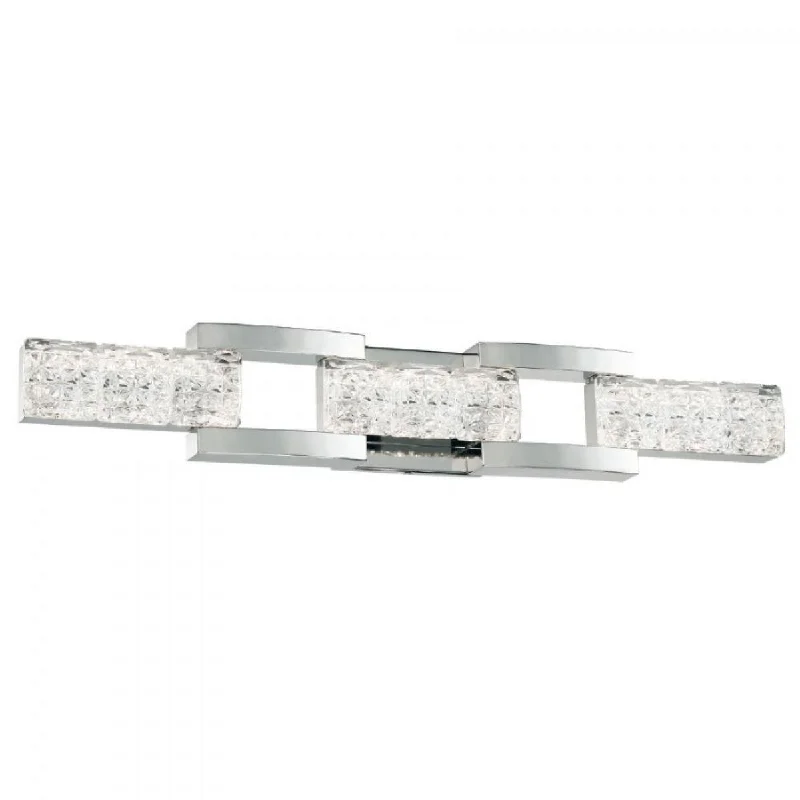Industrial Lighting for Chemical PlantsSofia 30 in. LED Vanity Light Nickel finish