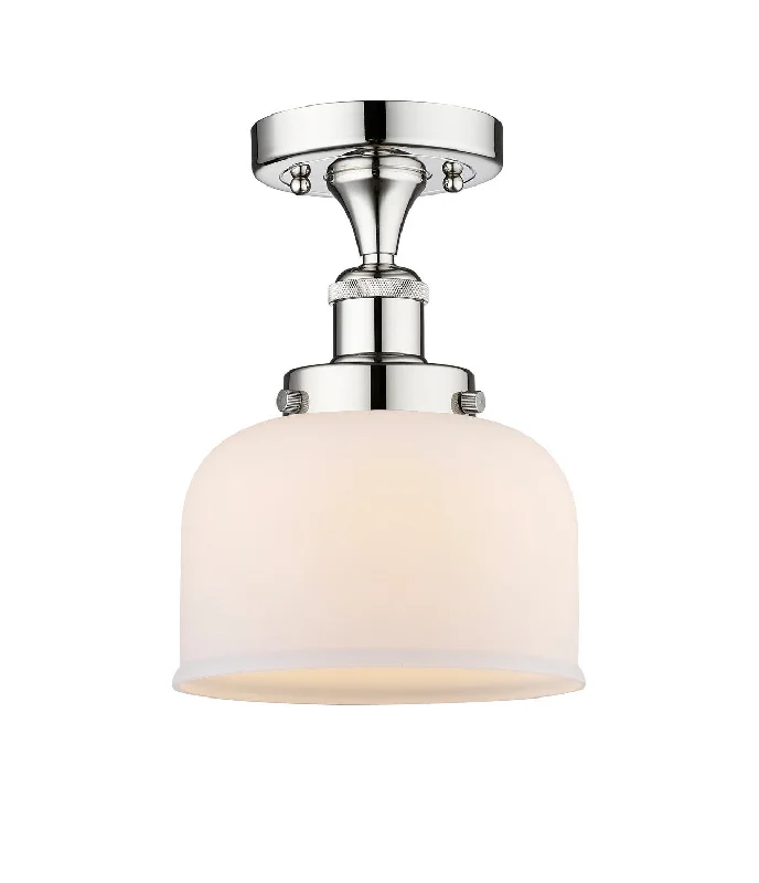 Industrial Exit Sign Lighting for Quick EvacuationEdison One Light Semi-Flush Mount Industrial Exit Sign Lighting for Quick EvacuationEdison One Light Semi-Flush Mount