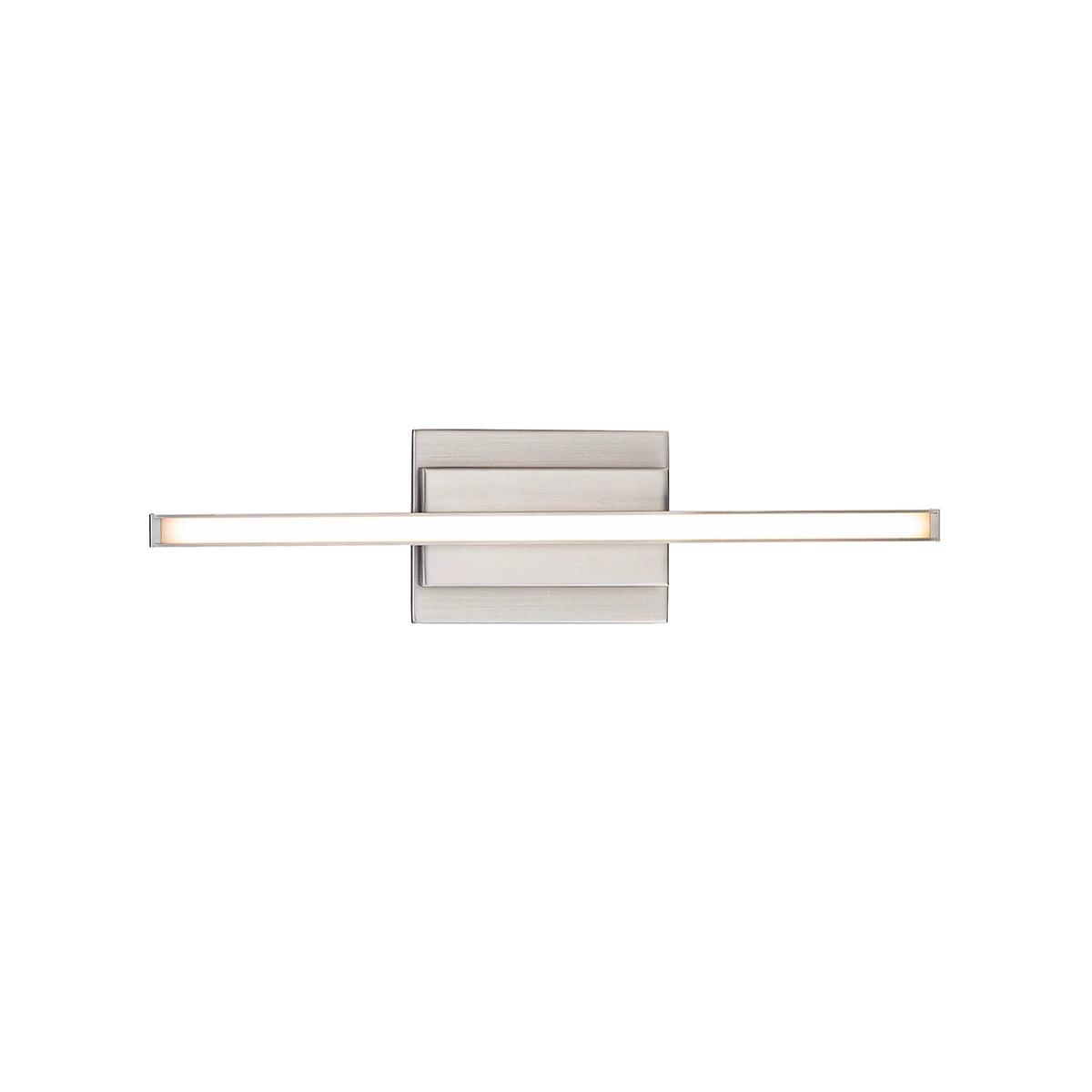 Industrial Lighting for Food Processing FactoriesParallax 18 in. LED Bath Bar 171 Lumens Selectable CCT Nickel finish Industrial Lighting for Food Processing FactoriesParallax 18 in. LED Bath Bar 171 Lumens Selectable CCT Nickel finish