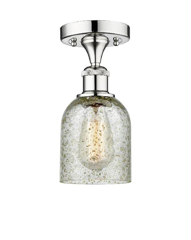 Industrial Lighting for Textile MillsEdison One Light Semi-Flush Mount