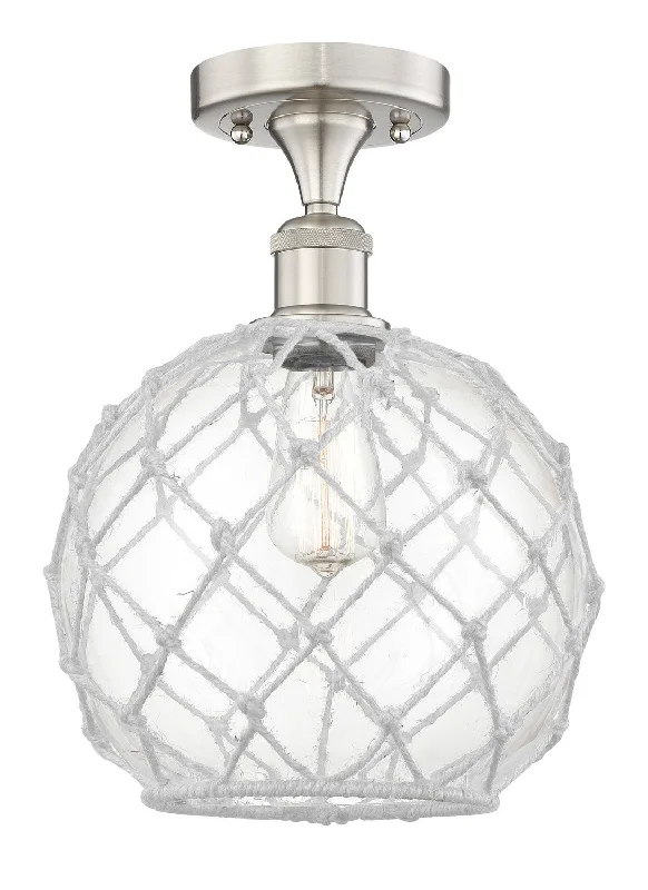 Corrosion - Resistant Industrial Lighting for Coastal FactoriesEdison One Light Semi-Flush Mount Corrosion - Resistant Industrial Lighting for Coastal FactoriesEdison One Light Semi-Flush Mount
