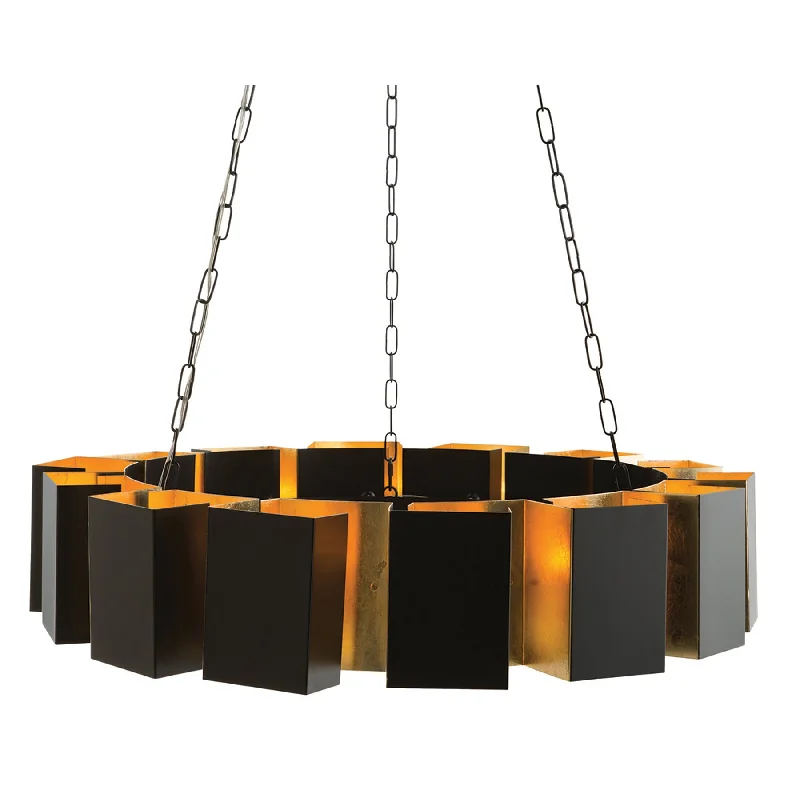 Wireless track lighting for easy installationVaughn Chandelier