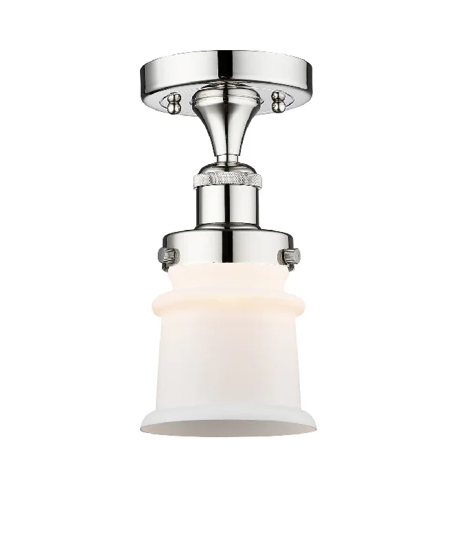 Low - Bay Industrial Lighting Fixtures for Small FactoriesEdison One Light Semi-Flush Mount Low - Bay Industrial Lighting Fixtures for Small FactoriesEdison One Light Semi-Flush Mount