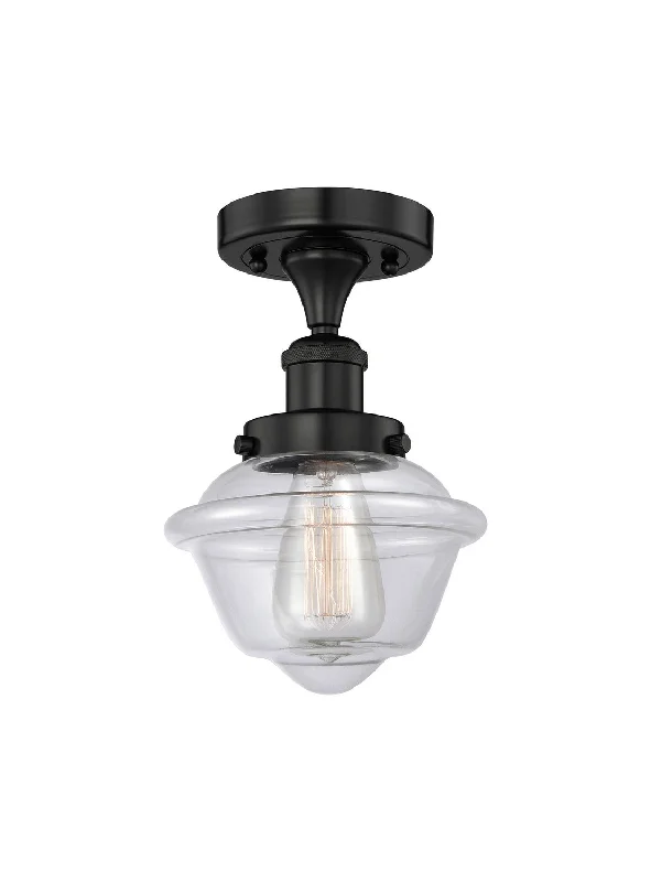 Industrial Wall - Mounted Lighting for Workshop WallsEdison One Light Semi-Flush Mount Industrial Wall - Mounted Lighting for Workshop WallsEdison One Light Semi-Flush Mount