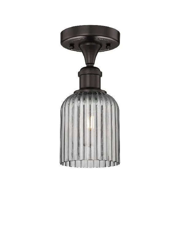 Industrial Lighting for Woodworking FactoriesEdison One Light Semi-Flush Mount