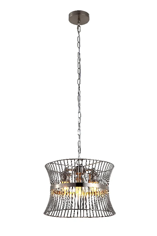 Contemporary track lighting in black finishKapri Center Light Antique Brass/Satin Nickel - Finish