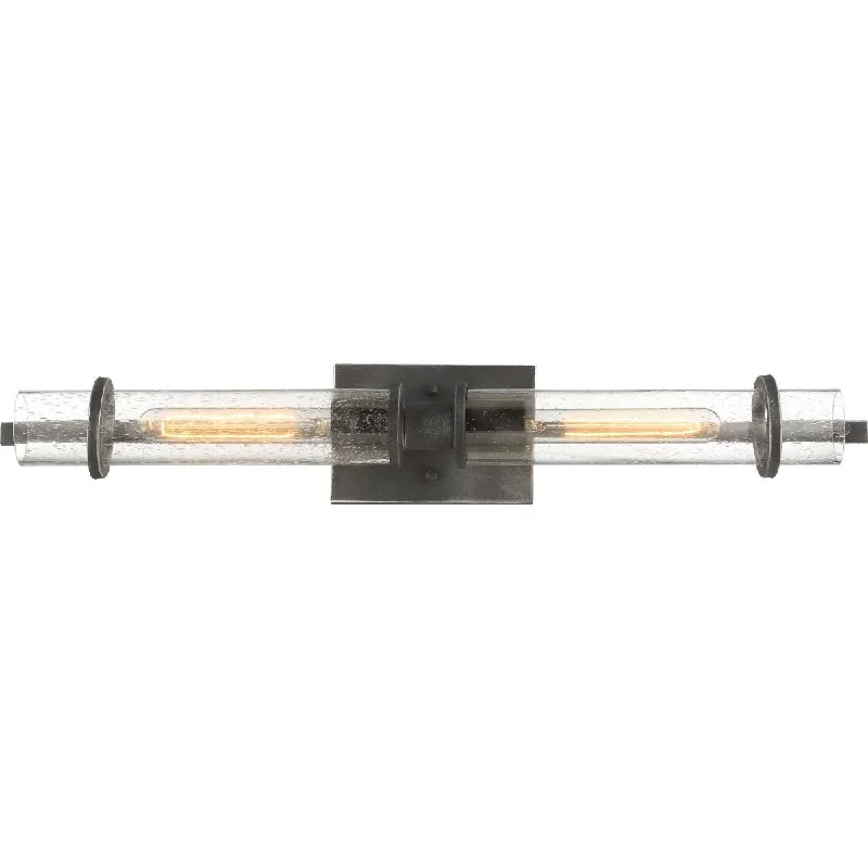 Corrosion - Resistant Industrial Lighting for Coastal FactoriesDonzi 28 in. 2 Lights Vanity Light Black Finish Corrosion - Resistant Industrial Lighting for Coastal FactoriesDonzi 28 in. 2 Lights Vanity Light Black Finish