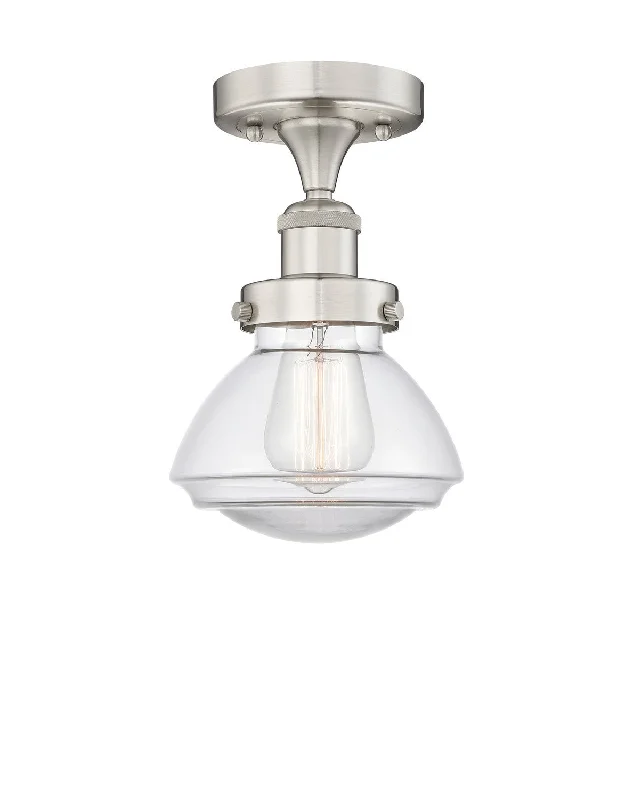 Corrosion - Resistant Industrial Lighting for Coastal FactoriesEdison One Light Semi-Flush Mount Corrosion - Resistant Industrial Lighting for Coastal FactoriesEdison One Light Semi-Flush Mount