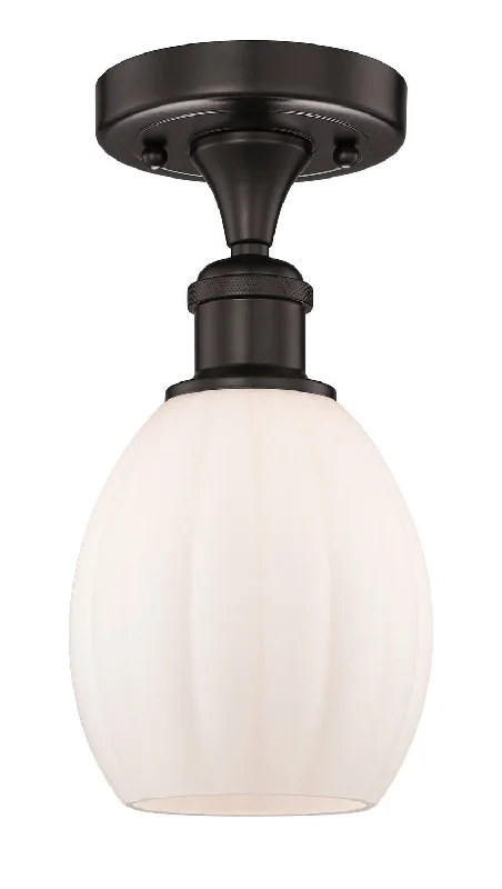 Low - Bay Industrial Lighting Fixtures for Small FactoriesEdison One Light Semi-Flush Mount Low - Bay Industrial Lighting Fixtures for Small FactoriesEdison One Light Semi-Flush Mount