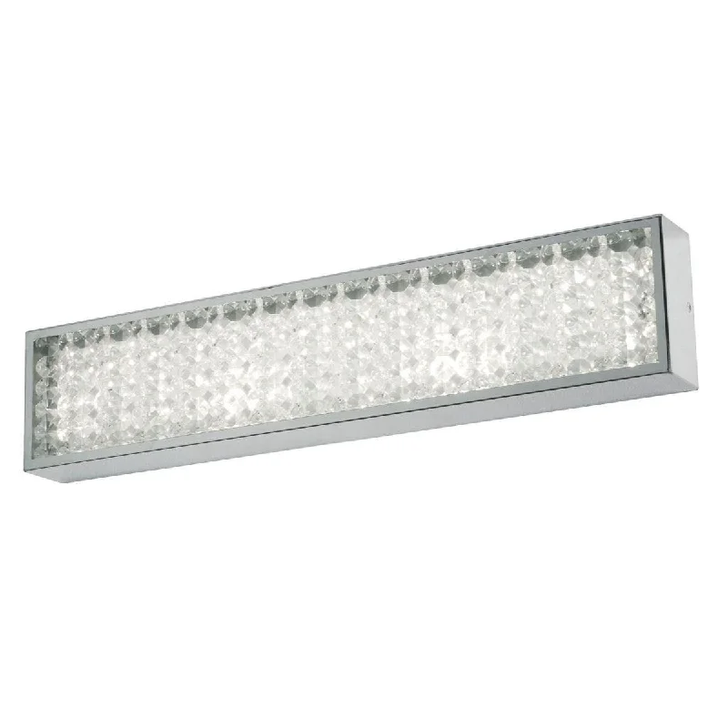 Industrial Lighting with High CRI (Color Rendering Index) for True Color PerceptionDiamonds 24 in. LED Bath Bar Polished Chrome finish
