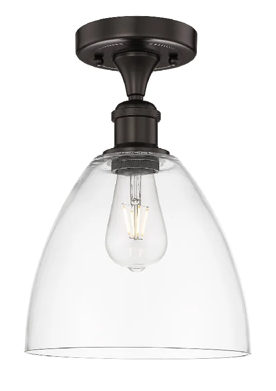 Dust - Resistant Industrial Lighting for Dirty WorkspacesEdison One Light Semi-Flush Mount Dust - Resistant Industrial Lighting for Dirty WorkspacesEdison One Light Semi-Flush Mount