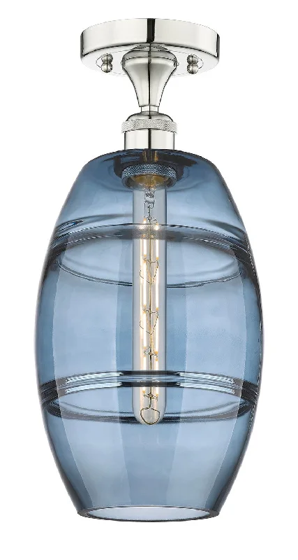 Industrial Area Lighting for Large Open SpacesEdison One Light Semi-Flush Mount