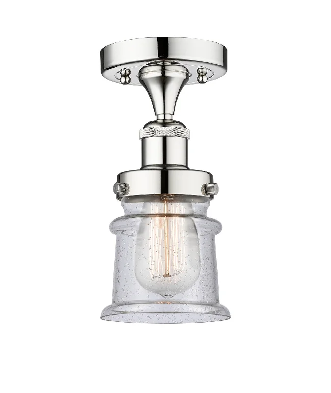 Industrial Lighting for Pharmaceutical ManufacturingEdison One Light Semi-Flush Mount