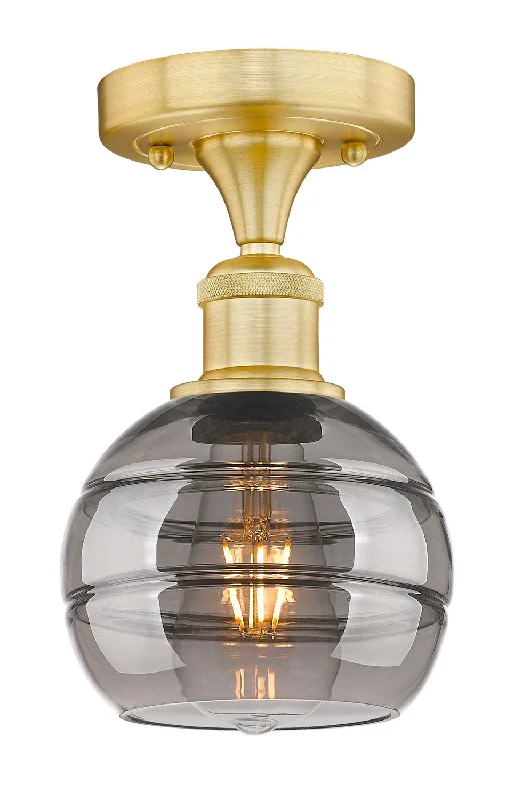 Industrial Lighting for Electronics ManufacturingEdison One Light Semi-Flush Mount Industrial Lighting for Electronics ManufacturingEdison One Light Semi-Flush Mount