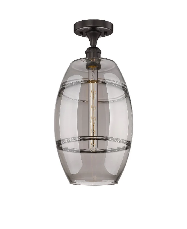 Industrial Lighting for Chemical PlantsEdison One Light Semi-Flush Mount